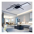 Solution lumineuse Noir et Blanc au dessin sobre en format lustre 65W 3000 K