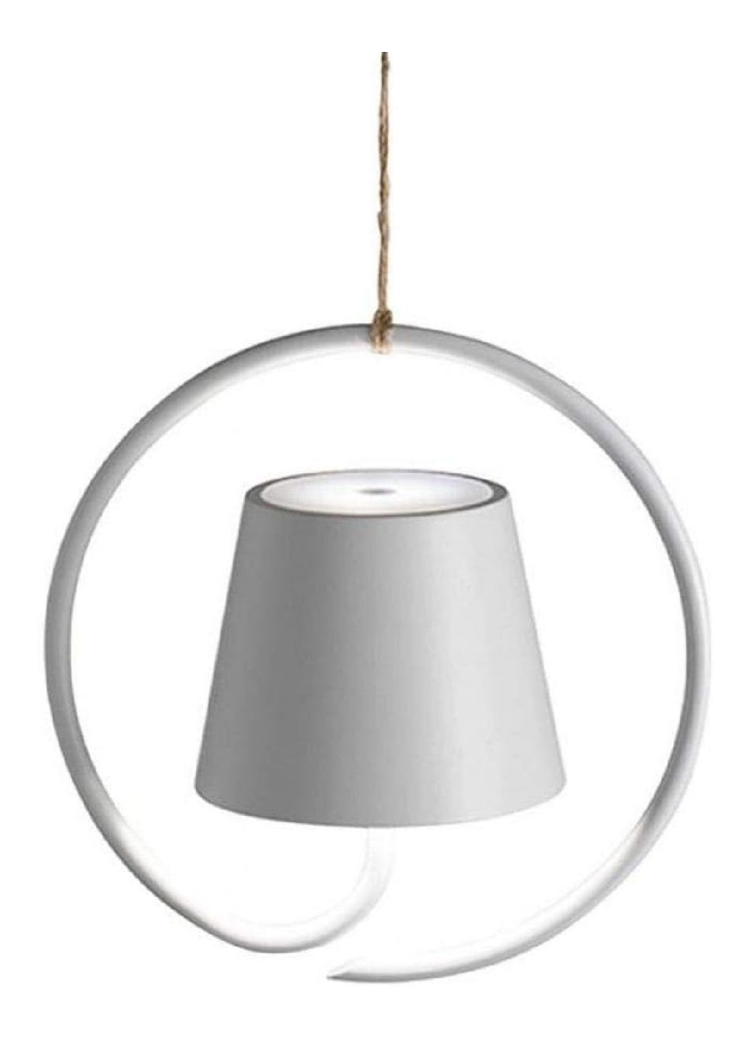 Luminaire decoratif Blanc et Rouge avec diffusion lumineuse harmonieuse 2 W IP54 3000 K