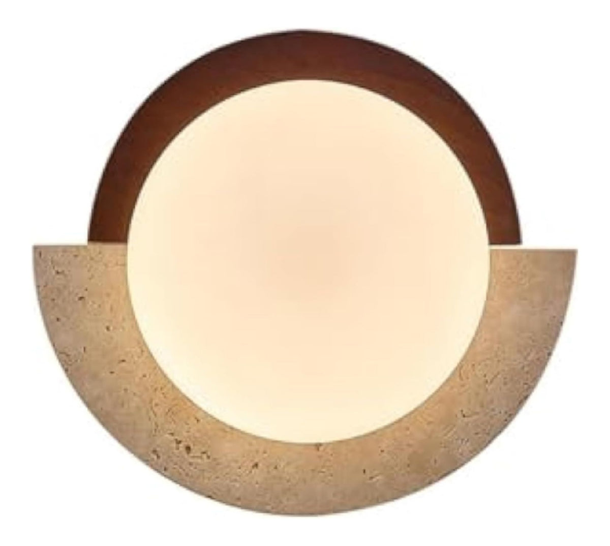 Applique murale Ambre et Vert a presence elegante et lumiere agreable