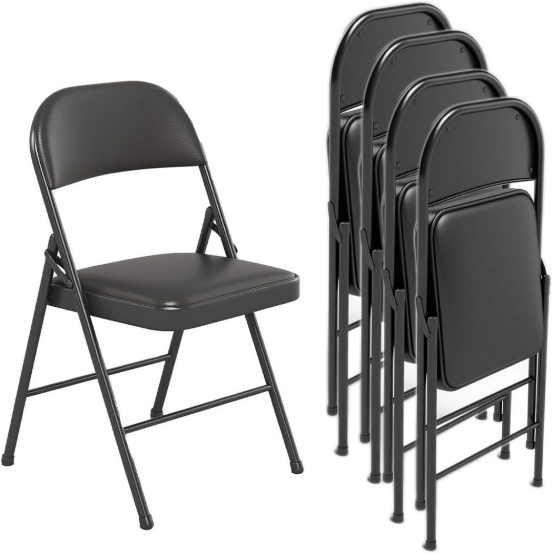 Tabourets finition bois structure metal beige