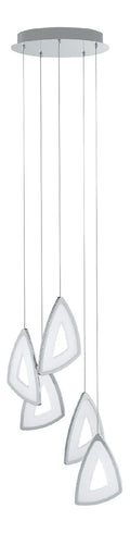 Suspension Blanc et Rouge au style moderne avec conception fonctionnelle 6 W