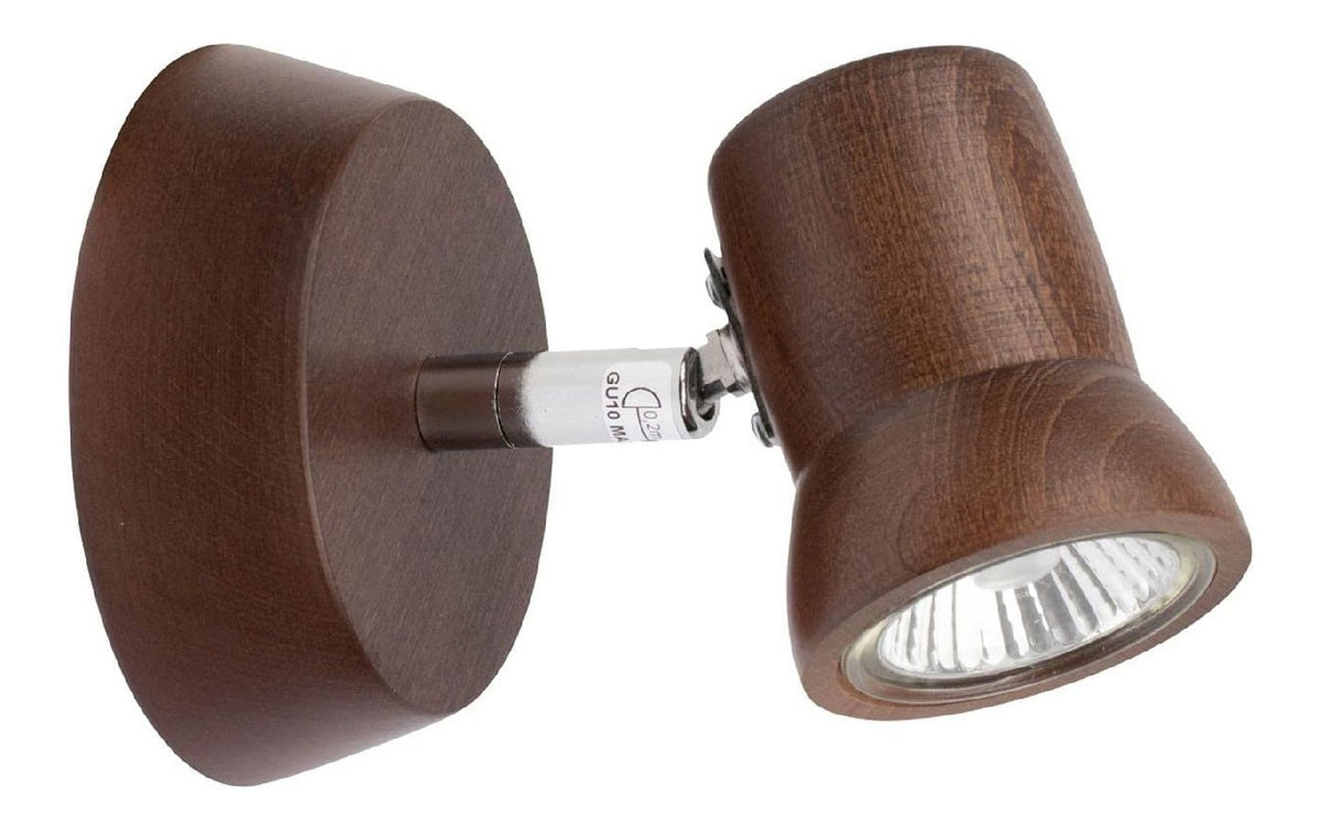 Solution lumineuse Blanc et Ambre au dessin sobre en format applique murale 6 W 2700 K GU10