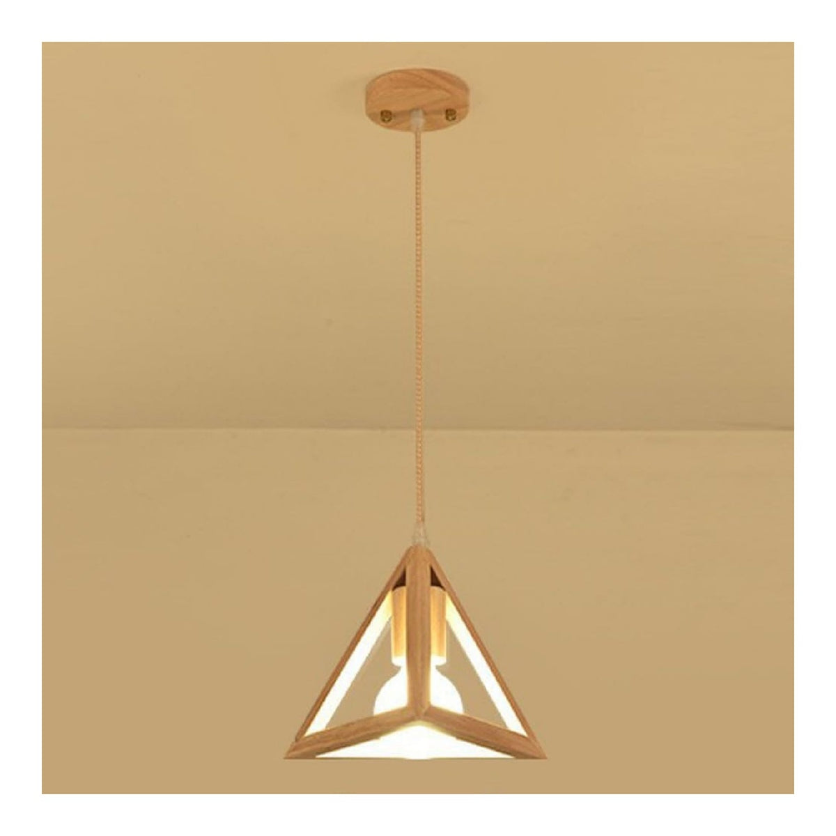 Eclairage Rouge contemporain en version suspension