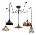 Solution lumineuse Noir au dessin sobre en format suspension 60 W E27