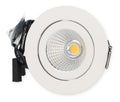 Plafonnier Blanc aux lignes epurees avec eclairage confortable 6 W