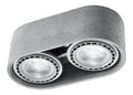 Spot de plafond Gris et Ambre aux lignes epurees avec eclairage confortable 12W IP20 4000K