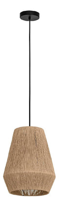 Eclairage Noir et Ambre contemporain en version suspension 40 W E27
