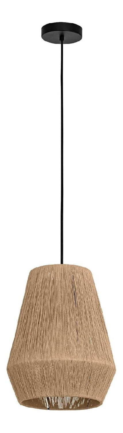 Eclairage Noir et Ambre contemporain en version suspension 40 W E27