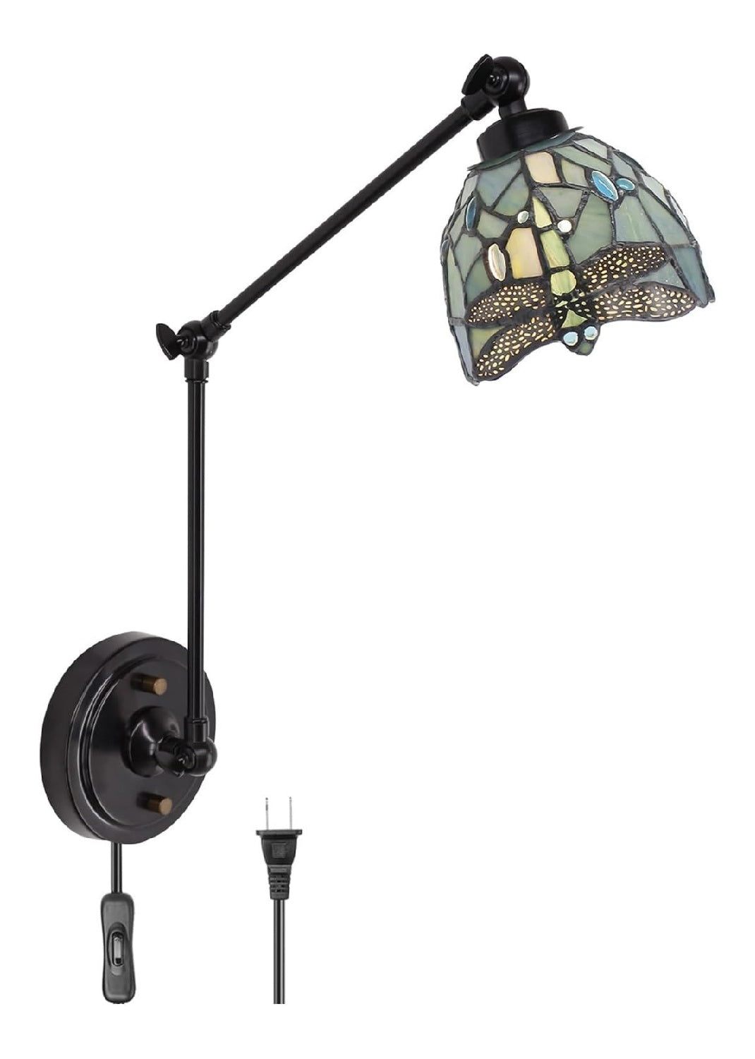 Eclairage Noir et Ambre contemporain en version applique murale 4W