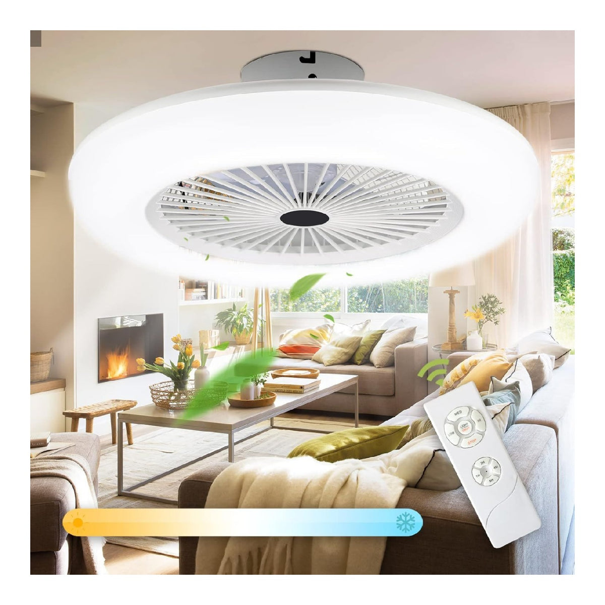 Luminaire Blanc et Ambre a silhouette graphique de type plafonnier 80W
