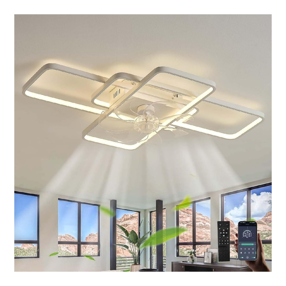 Lustre Blanc et Ambre au style moderne avec conception fonctionnelle N3-1754
