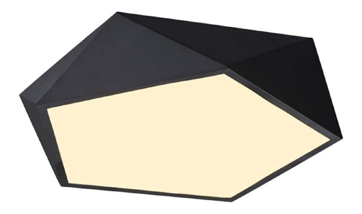 Plafonnier decoratif Blanc et Rouge avec diffusion lumineuse harmonieuse
