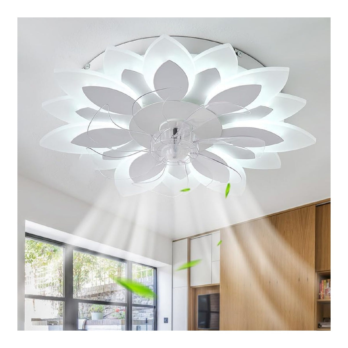 Plafonnier decoratif Noir et Blanc avec diffusion lumineuse harmonieuse PB-1644