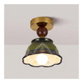 Plafonnier Vert au style moderne avec conception fonctionnelle 40 W E27