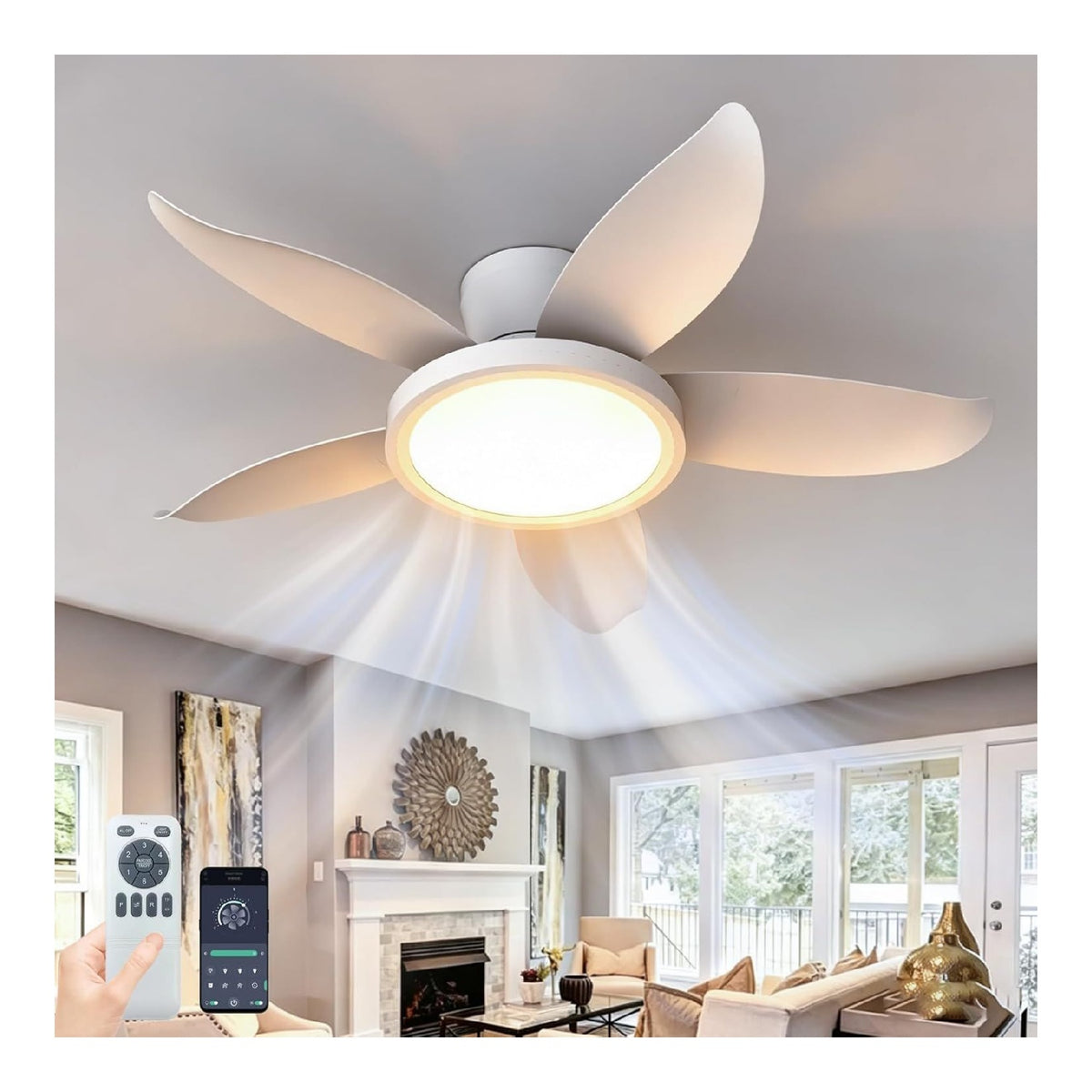Luminaire Noir et Blanc au style moderne avec conception fonctionnelle 48 W