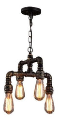 Suspension decoratif Bronze avec diffusion lumineuse harmonieuse 40 W E27