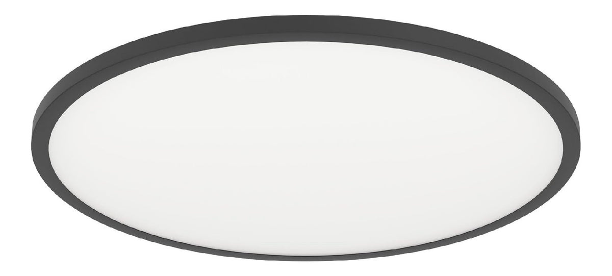 Plafonnier Noir et Blanc aux lignes epurees avec eclairage confortable 38-5506