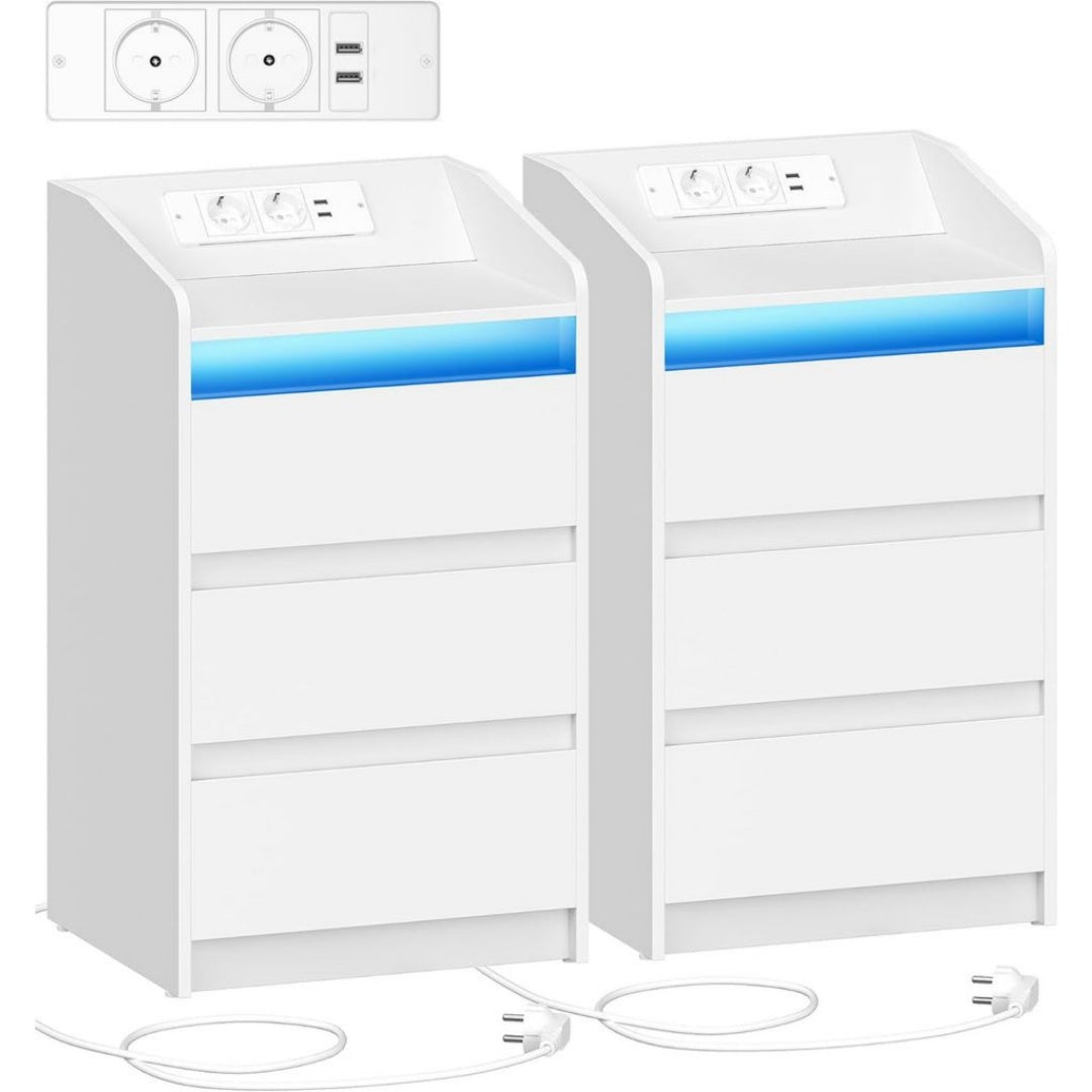 Tabourets pliable blanc