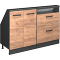 Tabourets structure metal gris fonce
