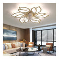 Lustre Dore et Ambre a presence elegante et lumiere agreable 3H-2387