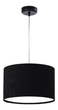 Suspension Noir et Blanc aux lignes epurees avec eclairage confortable 60 W IP20