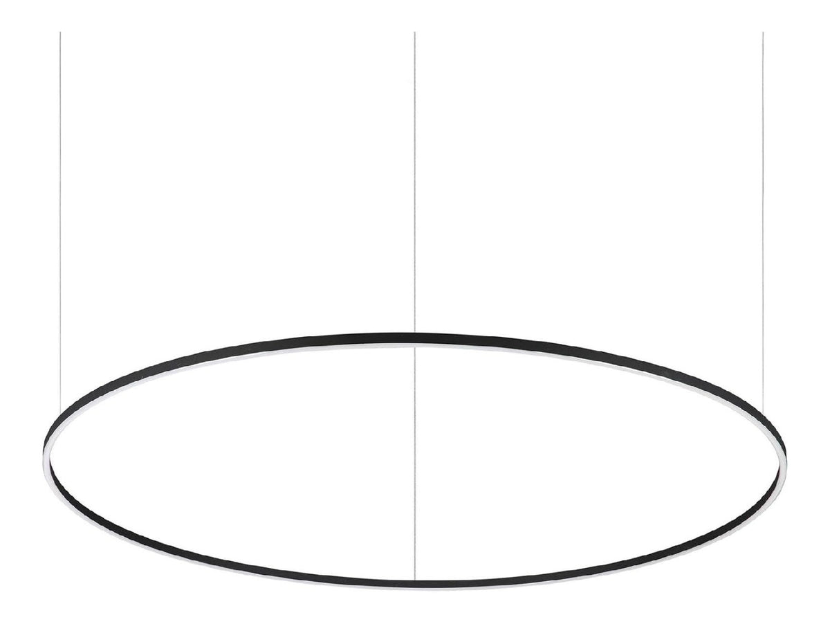 Lustre Noir au style moderne avec conception fonctionnelle 3000K