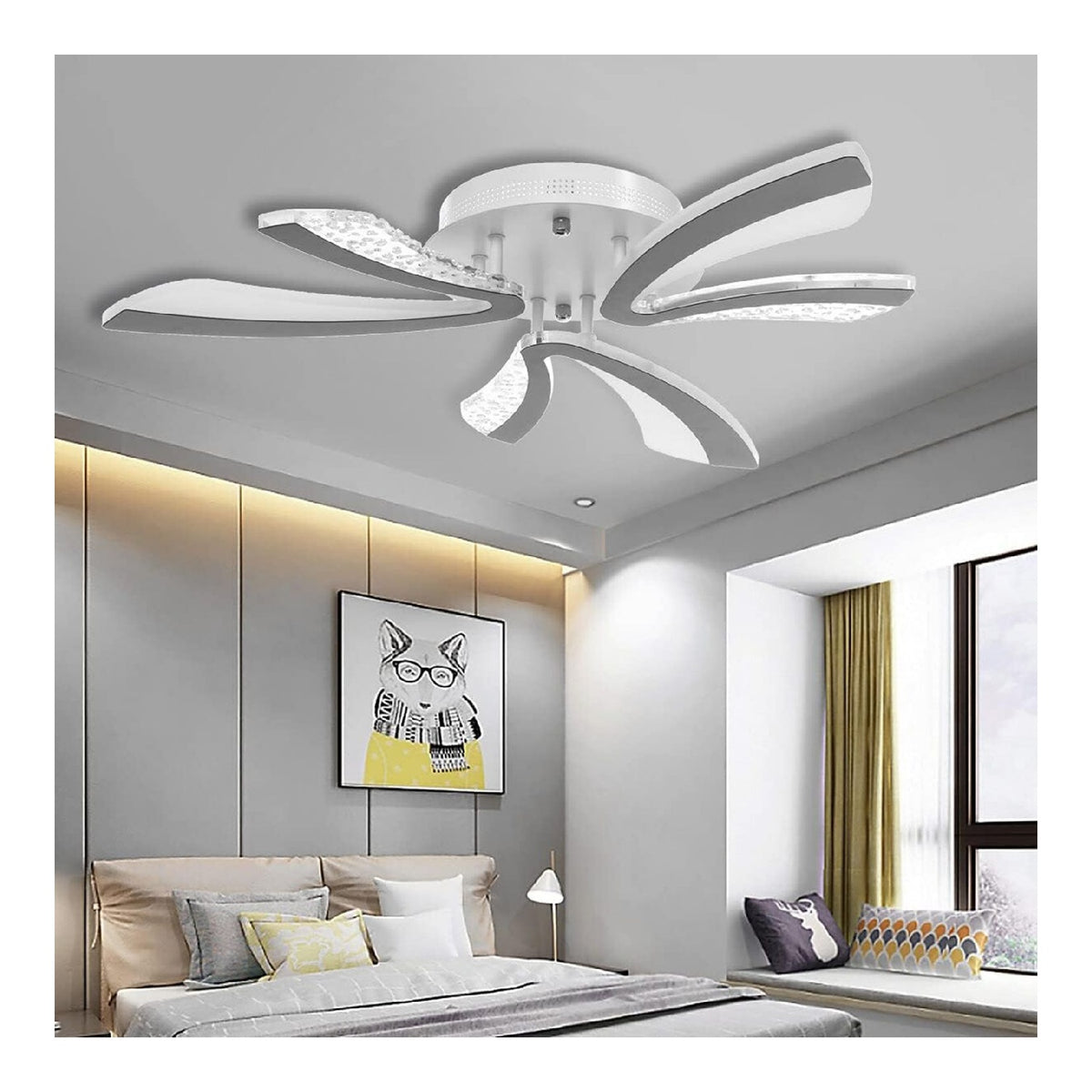 Solution lumineuse Blanc et Ambre au dessin sobre en format suspension 40W 6500K