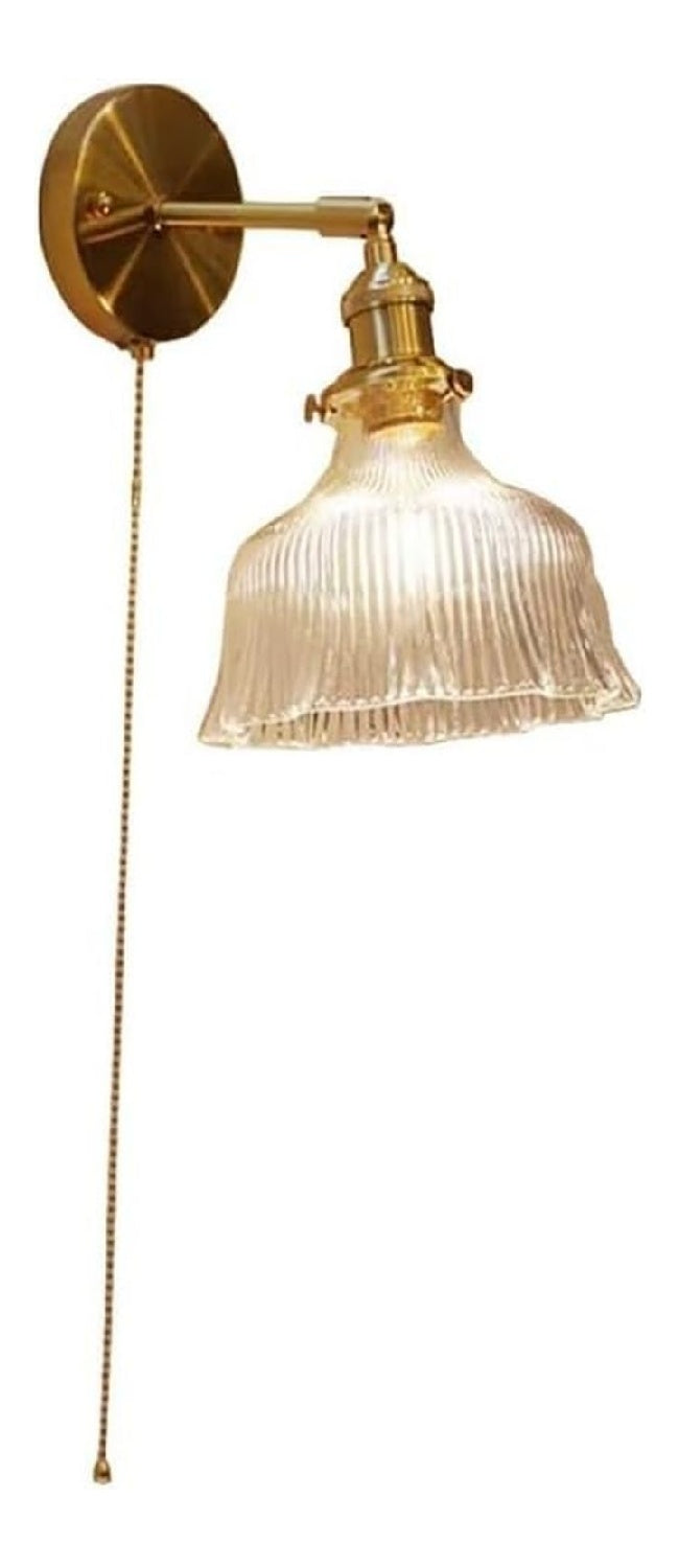 Eclairage Ambre et Transparent contemporain en version applique murale E27