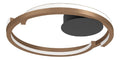 Plafonnier decoratif Noir et Blanc avec diffusion lumineuse harmonieuse 6500K