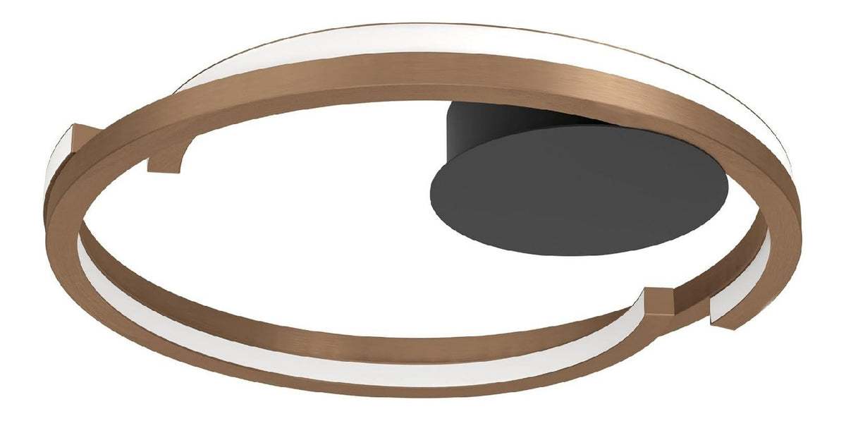 Plafonnier decoratif Noir et Blanc avec diffusion lumineuse harmonieuse 6500K