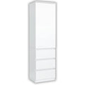 Armoires finition bois structure metal noir variante 2272
