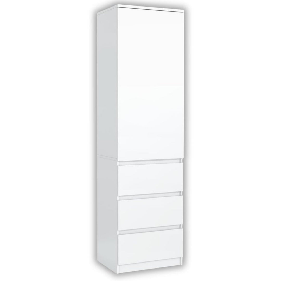 Armoires finition bois structure metal noir variante 2272