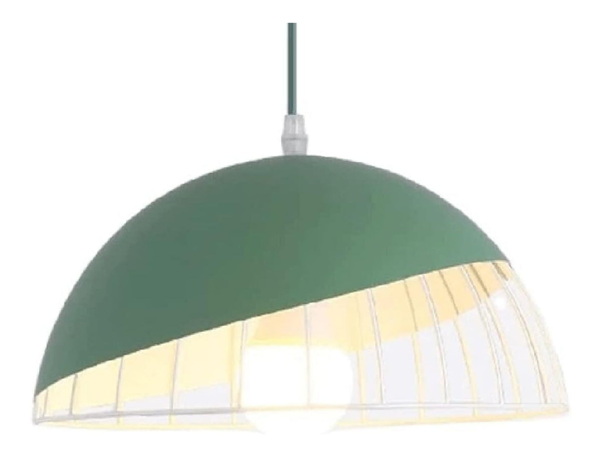 Solution lumineuse Ambre et Rouge au dessin sobre en format suspension E27 R6-4707