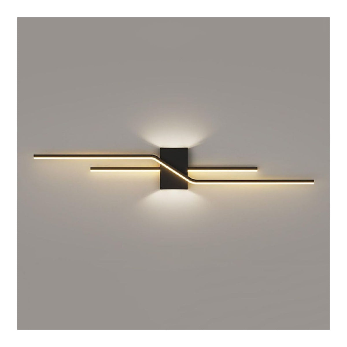 Eclairage Noir et Blanc contemporain en version applique murale 35W 3000K