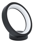 Lampe de table Noir et Blanc aux lignes epurees avec eclairage confortable