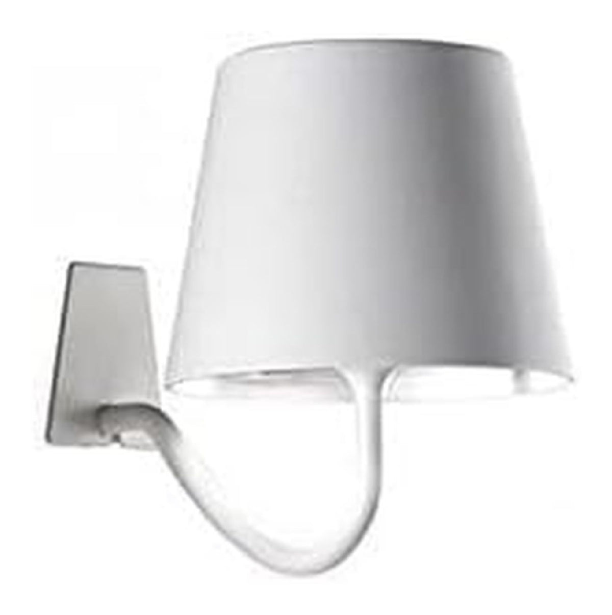Luminaire Blanc et Rouge a silhouette graphique de type suspension 2 W IP54