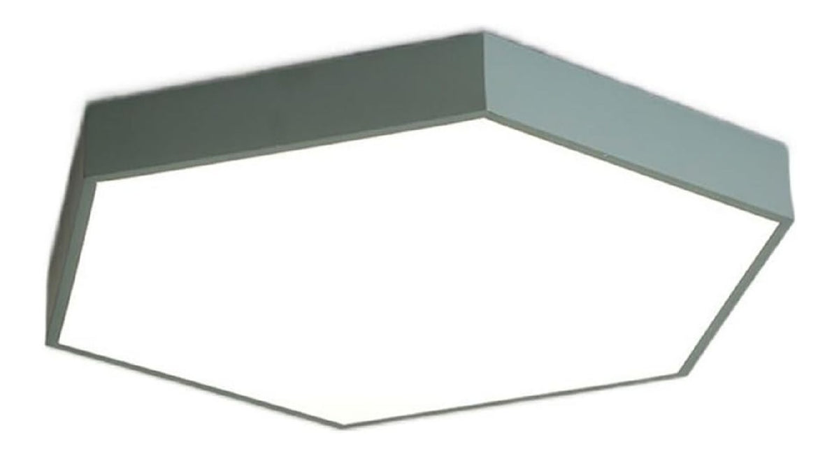 Solution lumineuse Blanc et Ambre au dessin sobre en format lustre 36 W