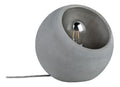 Solution lumineuse Argente et Gris au dessin sobre en format lampe de table E27