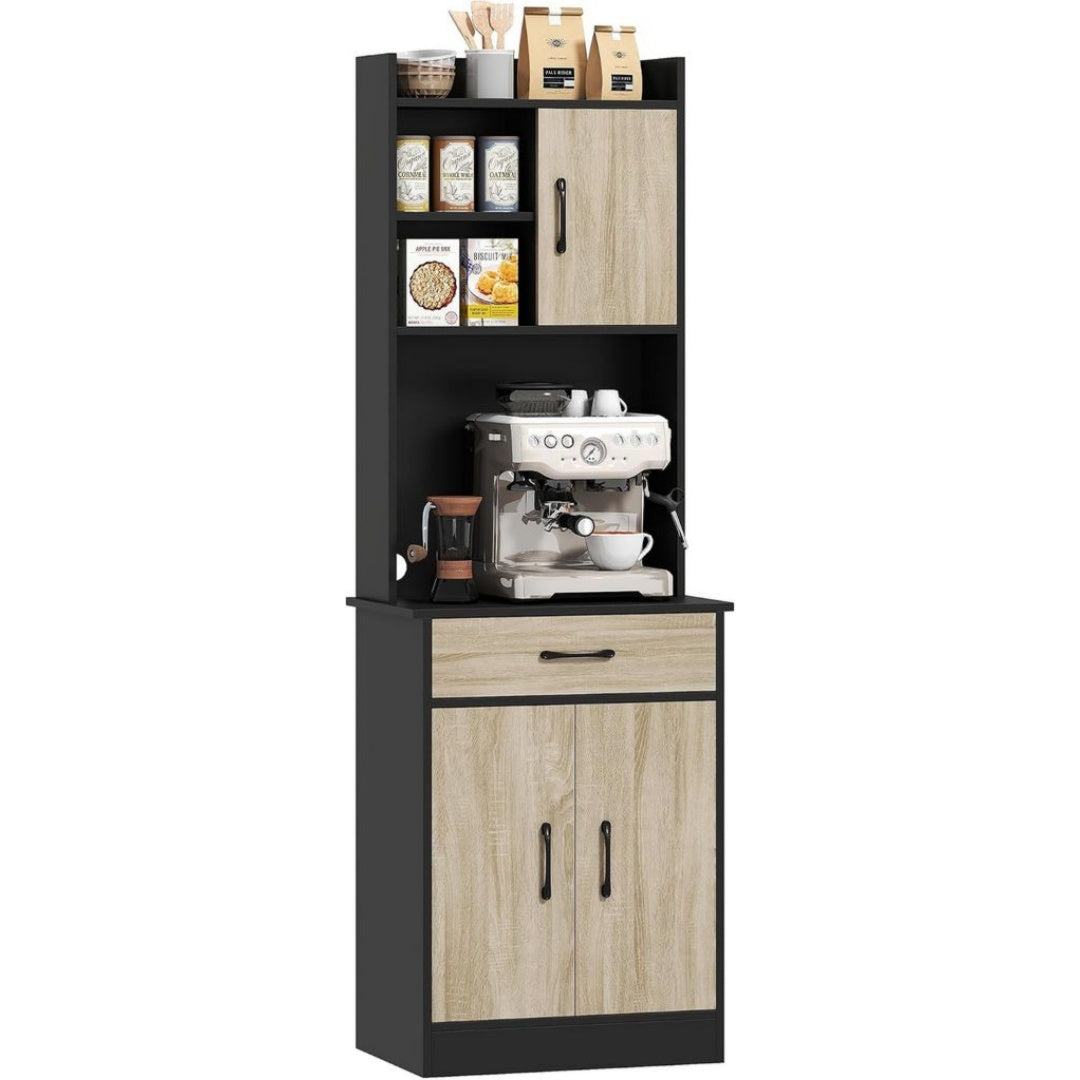 Tables basses finition bois structure metal noir variante 1606