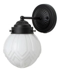 Applique murale decoratif Noir et Blanc avec diffusion lumineuse harmonieuse 4H-8207