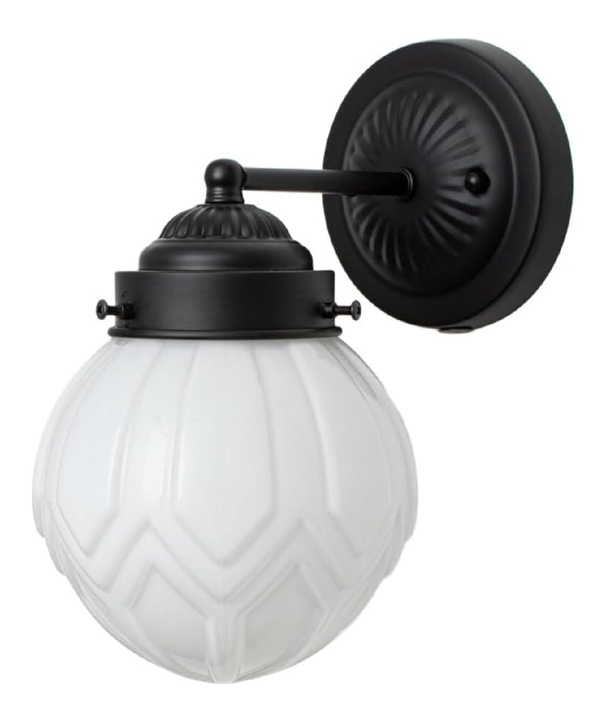 Applique murale decoratif Noir et Blanc avec diffusion lumineuse harmonieuse 4H-8207