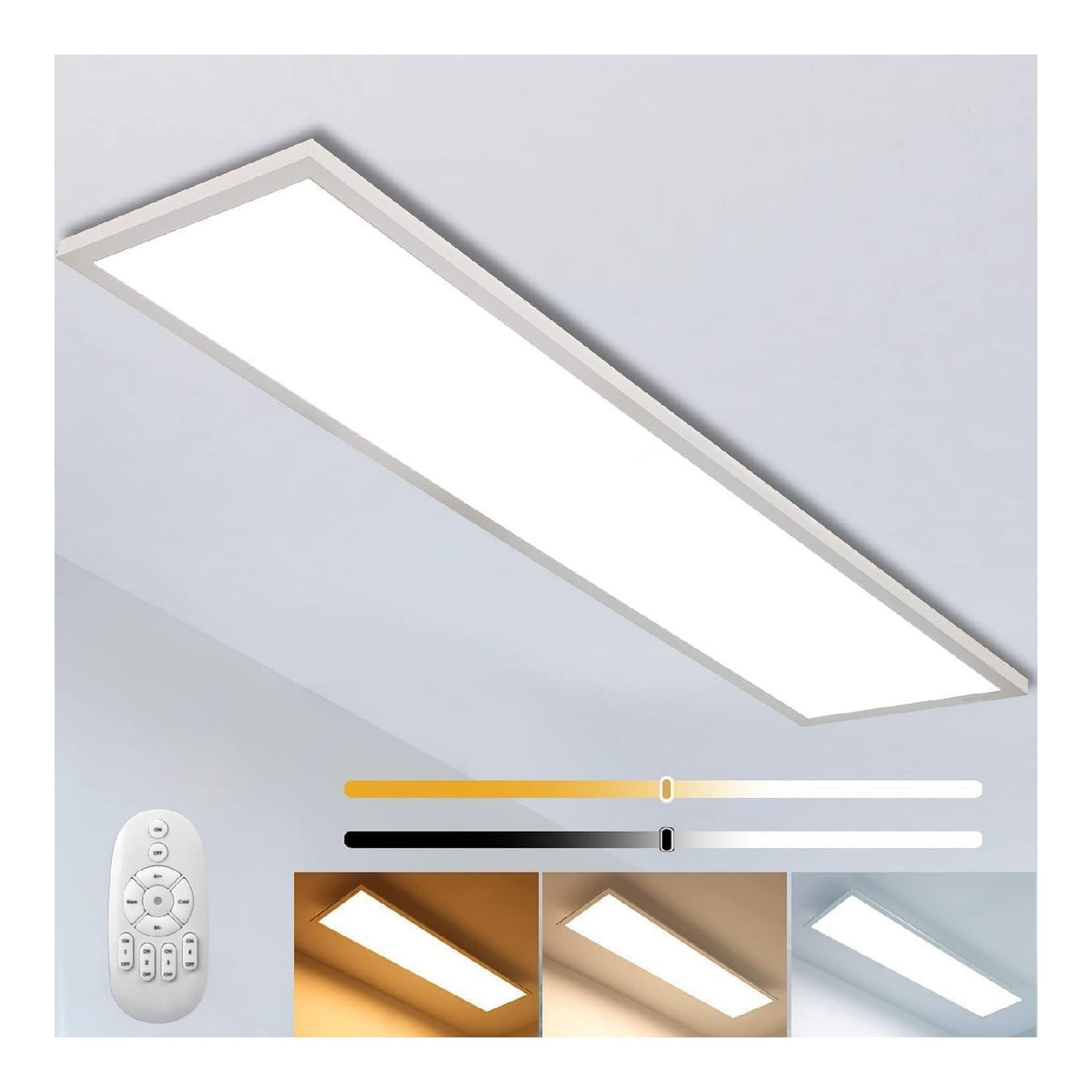 Suspension decoratif Blanc et Ambre avec diffusion lumineuse harmonieuse 4000 K