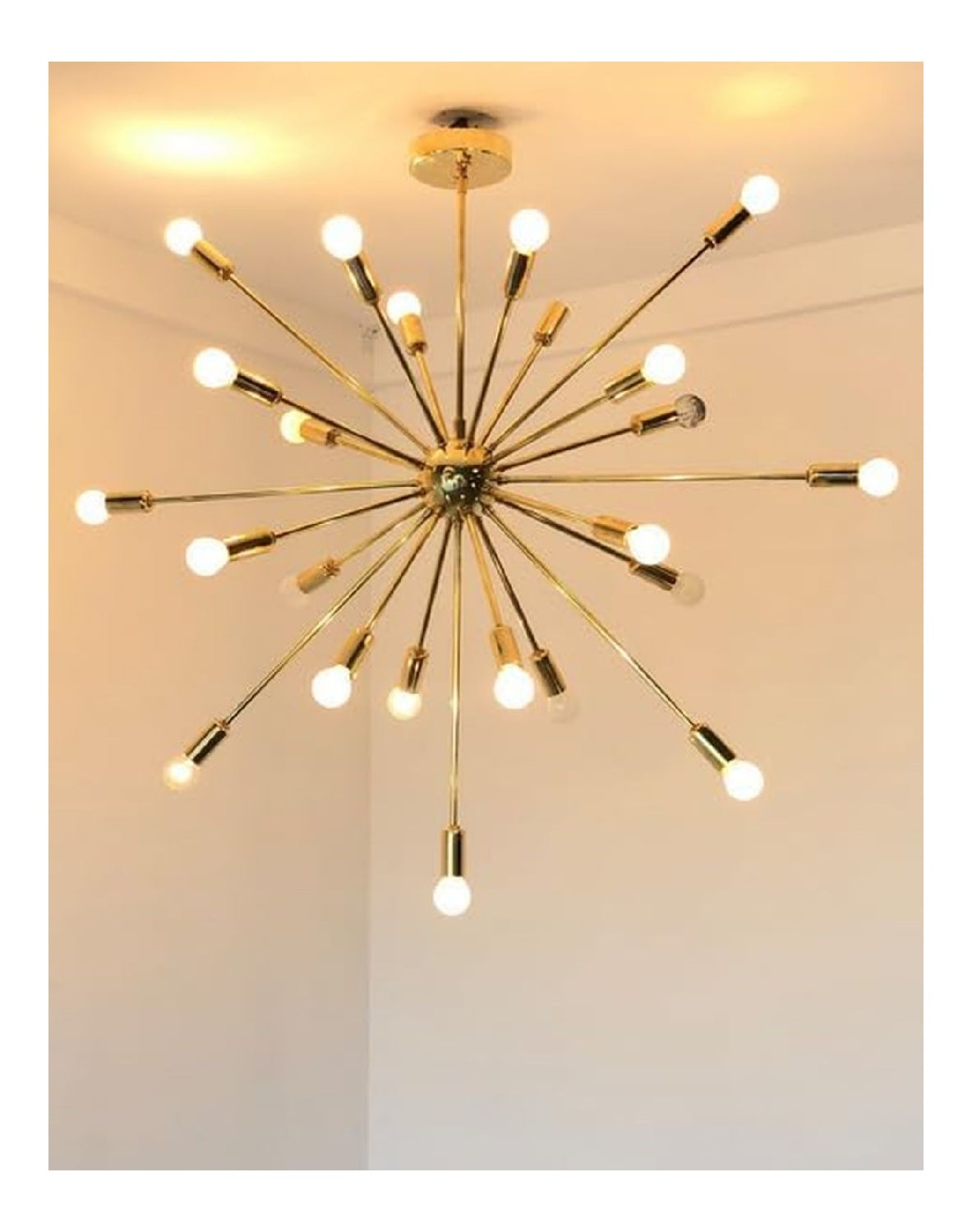 Solution lumineuse Dore et Ambre au dessin sobre en format lustre