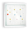 Plafonnier decoratif Rouge avec diffusion lumineuse harmonieuse 60 W IP20 E27