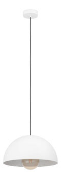 Luminaire Noir et Blanc a silhouette graphique de type suspension E27