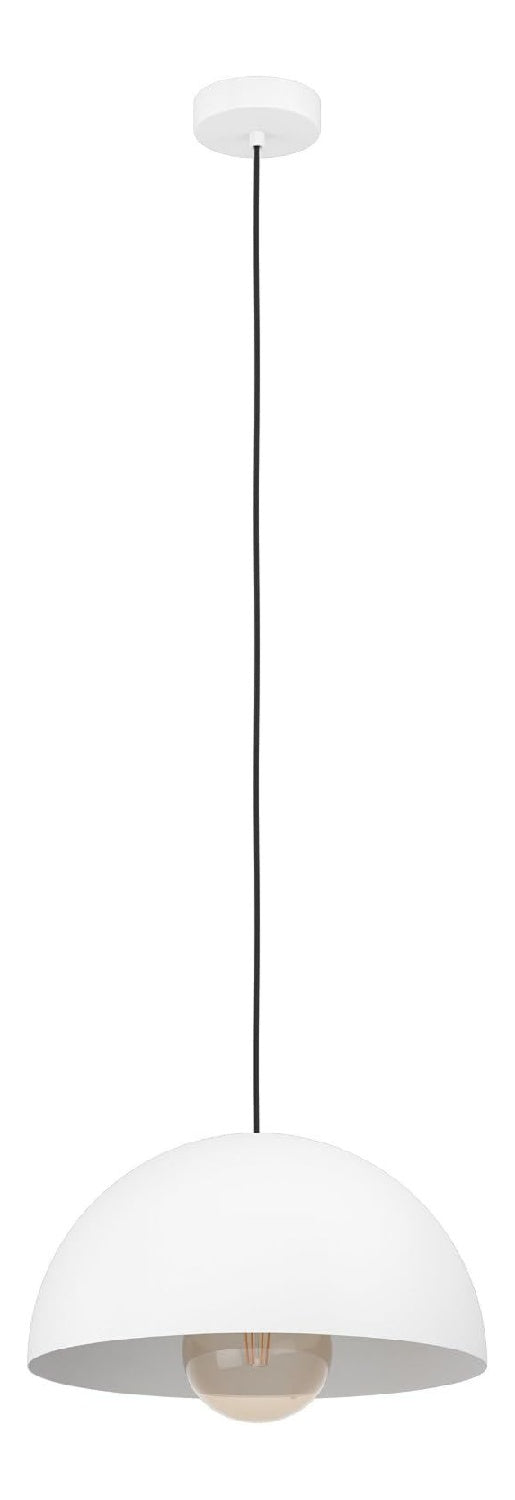 Luminaire Noir et Blanc a silhouette graphique de type suspension E27
