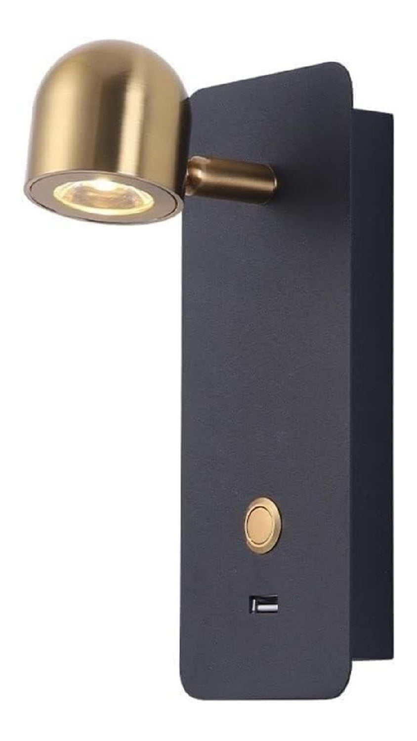 Solution lumineuse Blanc et Ambre au dessin sobre en format applique murale 3 W 3000 K