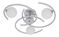 Plafonnier Blanc et Transparent au style moderne avec conception fonctionnelle