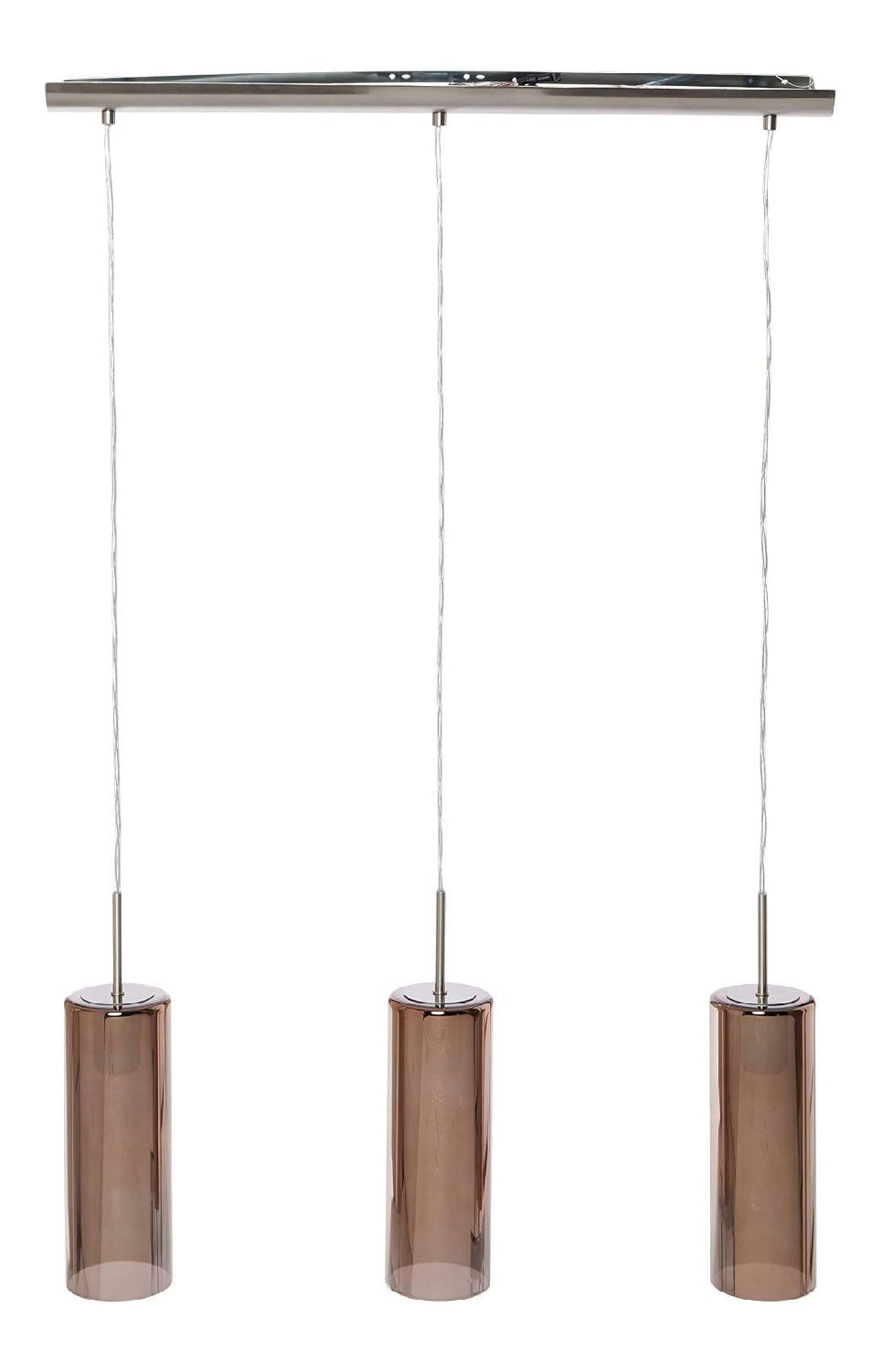 Luminaire Cuivre a silhouette graphique de type suspension 15 W E27