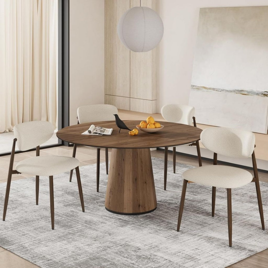 Ilots de rangement fixes avec tiroirs finition bois noir variante 1246